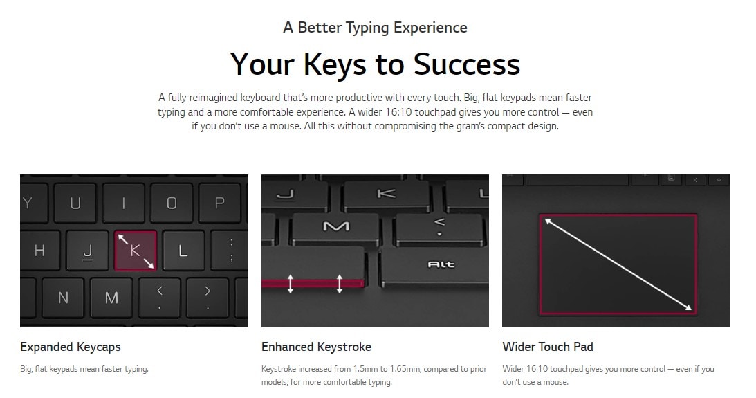 LG Gram For A Better Typing Experience
                    