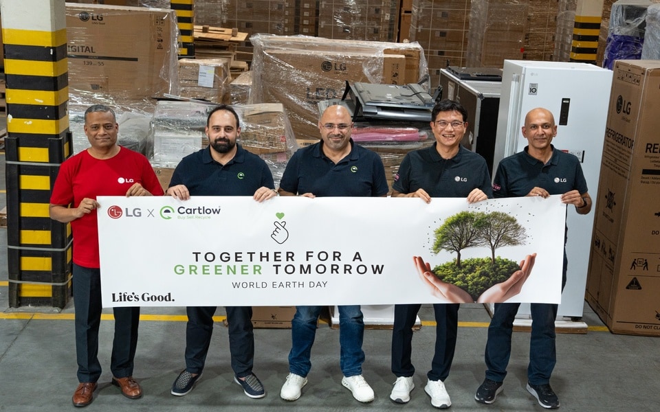 LG ELECTRONICS PARTNERS WITH CARTLOW TO CHAMPION SUSTAINABLE E-WASTE RECYCLING FOR EARTH DAY
