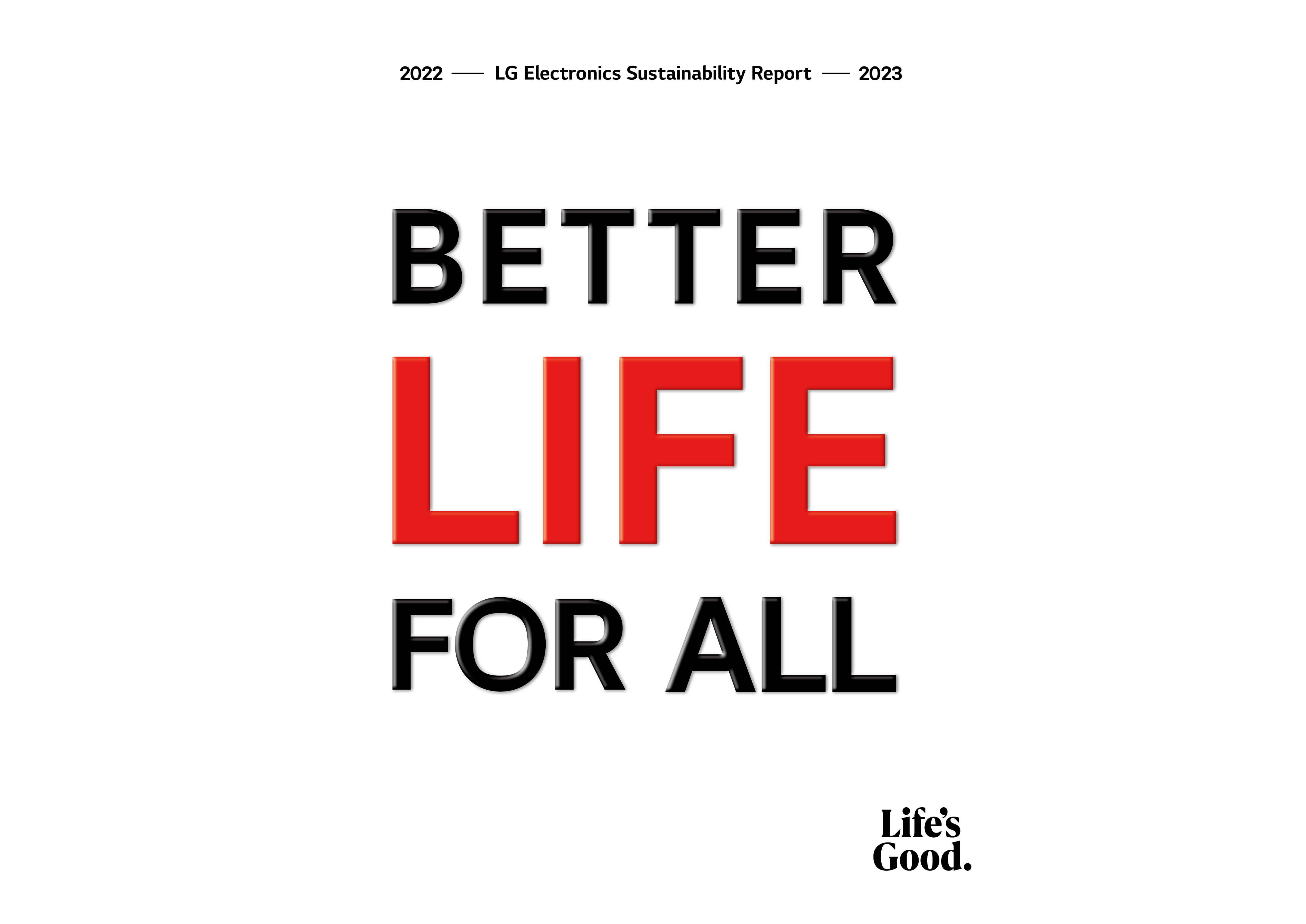 LG RELEASES 2022-2023 SUSTAINABILITY REPORT