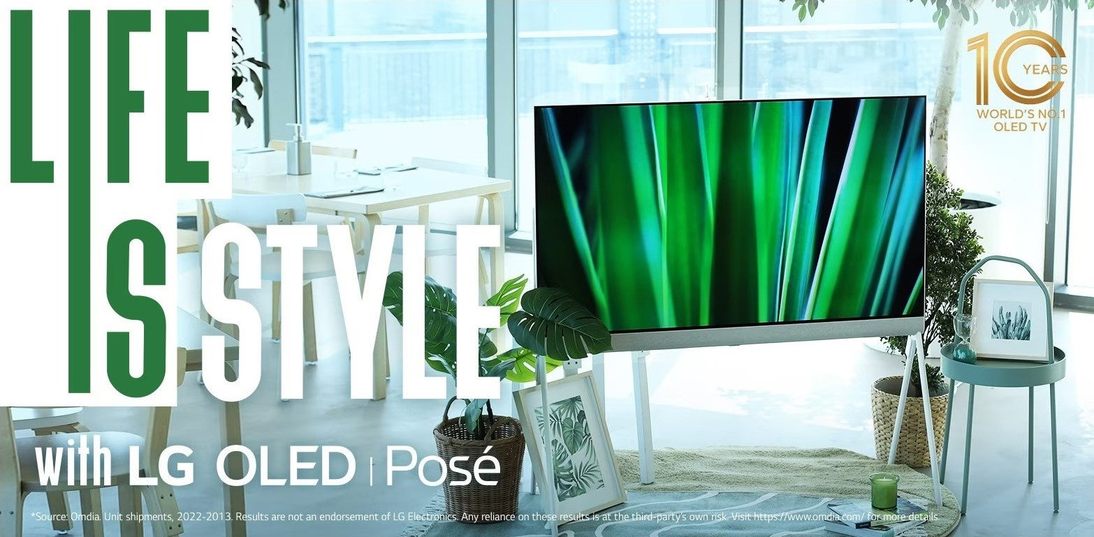 Life is Style with LG OLED Posé 55lx1q6la