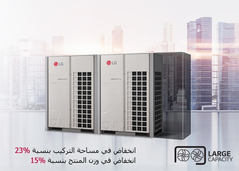 تركيب مرن بفضل الوحدة الخارجية كبيرة السعة2