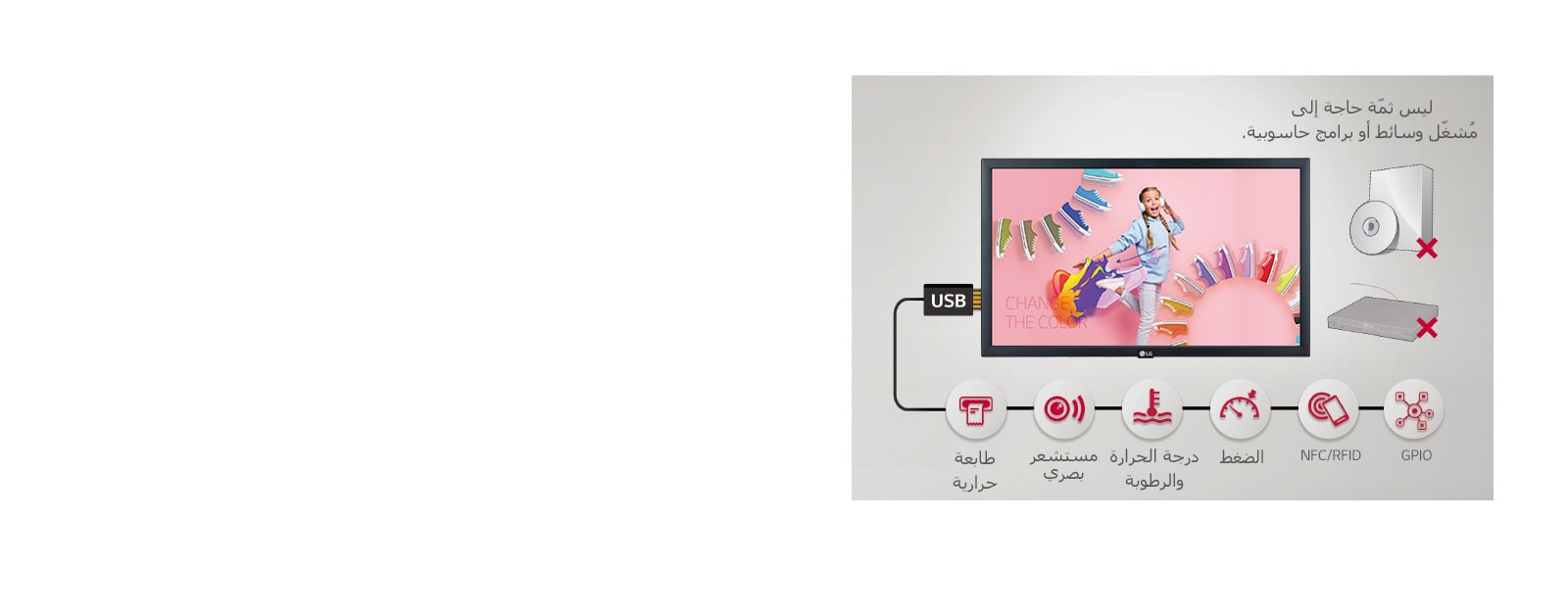 تطبيقات مستشعرات مختلفة