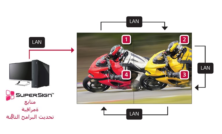 السلسلة الداعمة ديزي الخاصة بالشبكة المحلية2