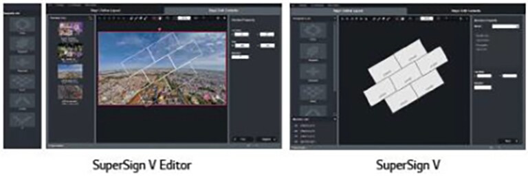 تلفاز SuperSign V بتصميم ديناميكي2