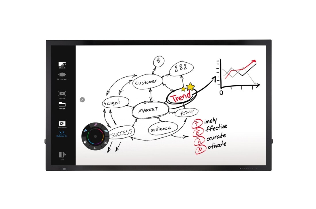 LG لوحة رقمية تفاعلية, 75TC3D-B