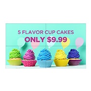 LG جدار فيديو بحافة رقيقة 49 بوصة 450 شمعة, 49VL5D-B, thumbnail 1