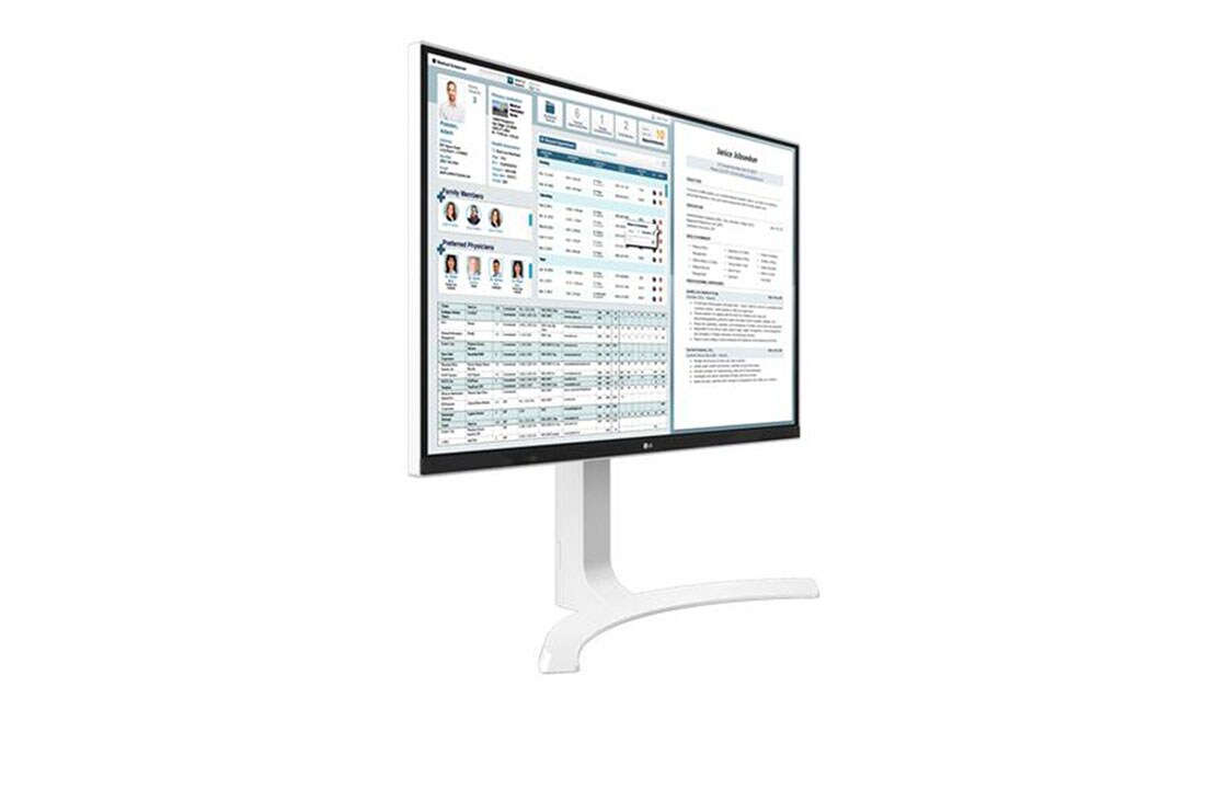 LG شاشة فحص، شاشة عرض IPS، شاشة عرض للصور الطبية والفحص السريري، 27 بوصة UHD، دقة 8 ميغابكسل, 27HJ712C-W, thumbnail 4