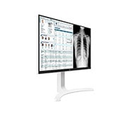 LG شاشة فحص، شاشة عرض IPS، شاشة عرض للصور الطبية والفحص السريري، 27 بوصة UHD، دقة 8 ميغابكسل, 27HJ712C-W, thumbnail 5