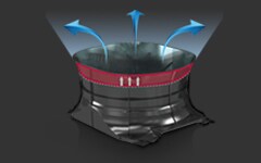 زيادة في معدل تدفق الهواء1