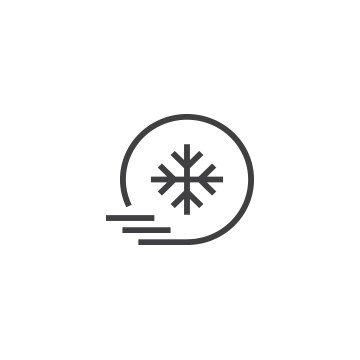 أيقونة التبريد السريع