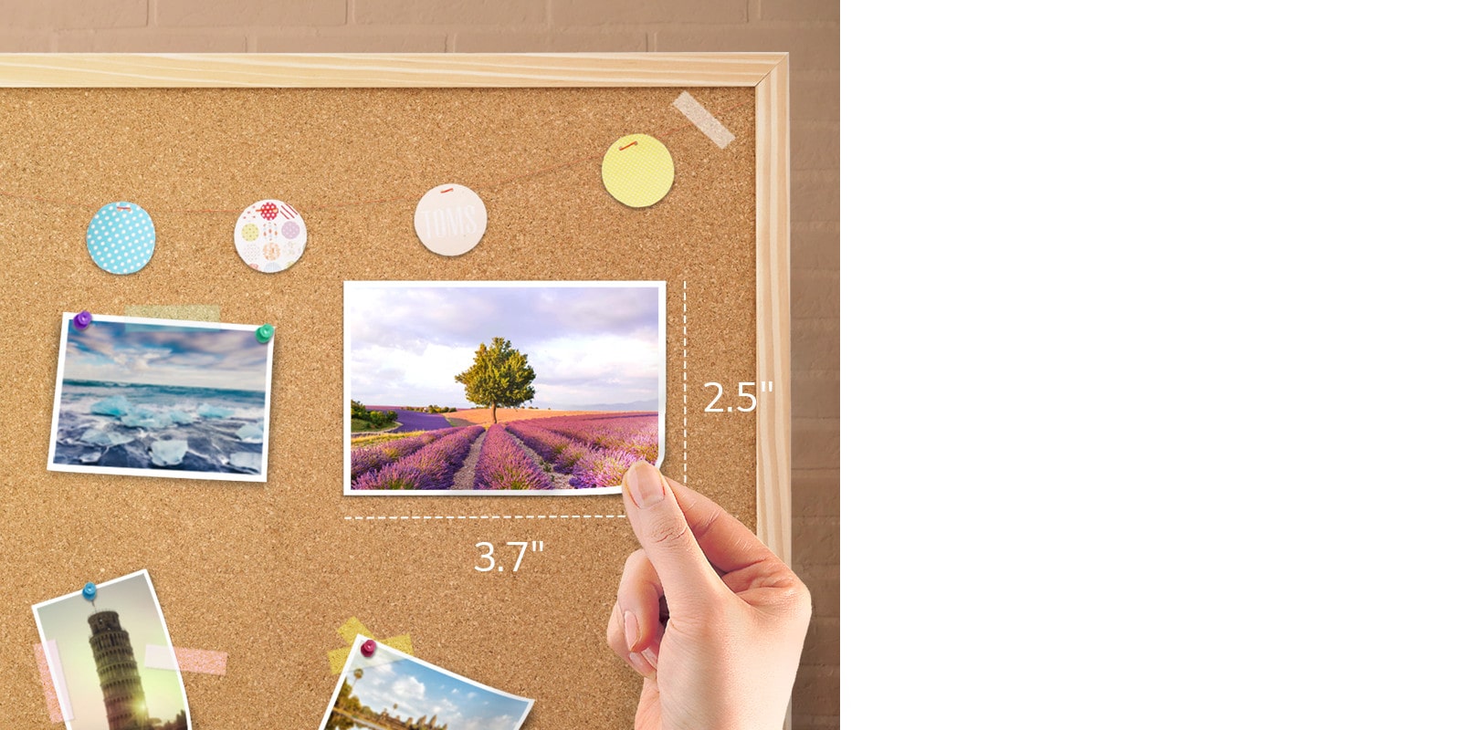 ورق لاصق أكبر حجمًا<br>1