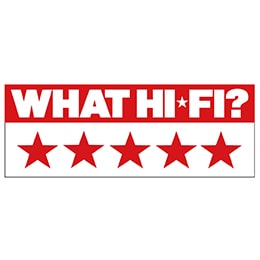 شارة تصنيف 5 نجوم من مجلة "What Hi-Fi؟" لجهاز LG OLED evo AI C6‏ (03/2026)
