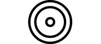 أيقونة مخرج سماعة الرأس.	