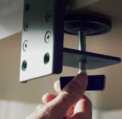 استخدام حلقة تثبيت ومشبك من النوع ج