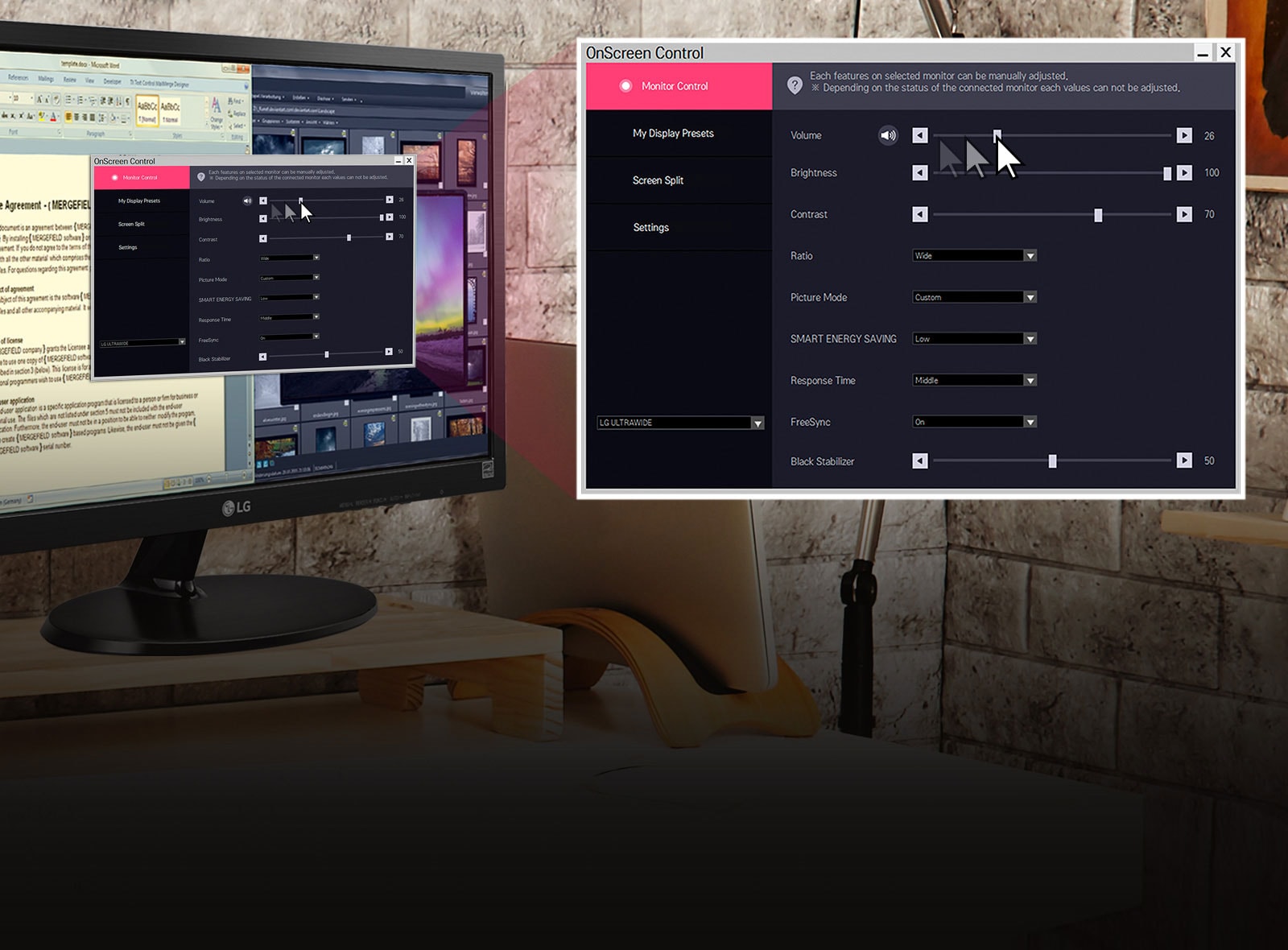 خيارات الإعداد المسبق المخصصة عبر نقرة واحدة فقط1