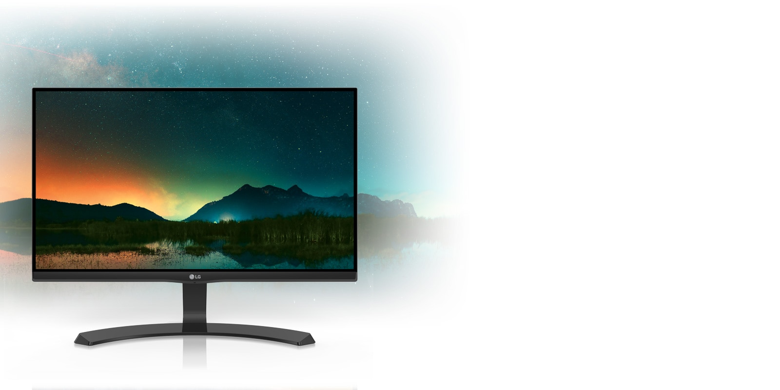 EnjoyThe LG IPS monitor provides an accurate color