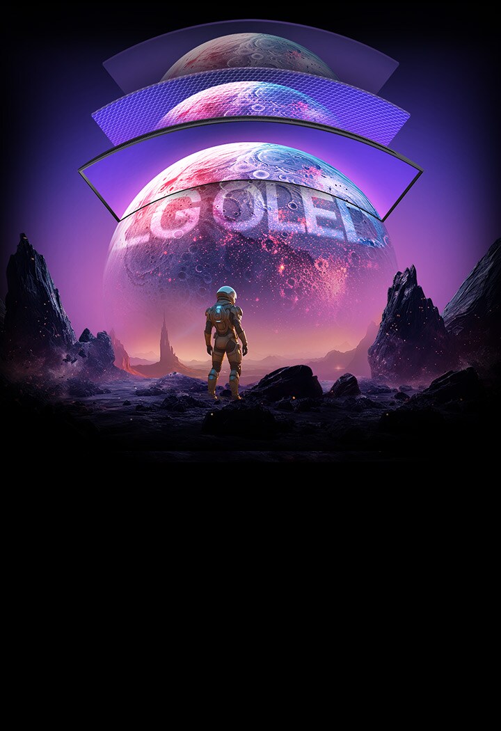 تظهر صور الكواكب أكثر سطوعًا ووضوحًا على شاشات LG OLED.