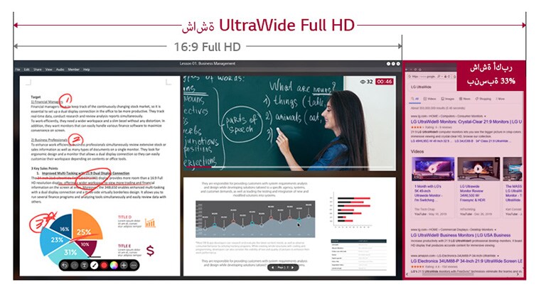 فصل دراسي عبر الإنترنت مع مجال رؤية واسع2