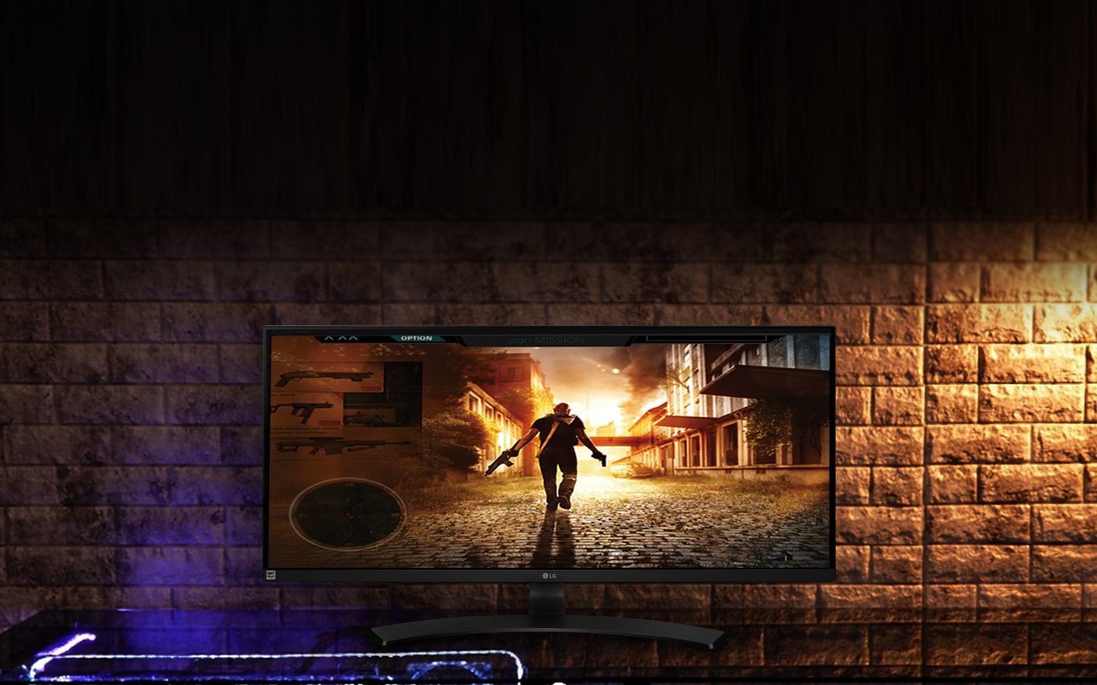 شاشة فائقة العرض والوضوح UltraWide™ FHD بنسبة  21:9 بتقنية IPS Display1