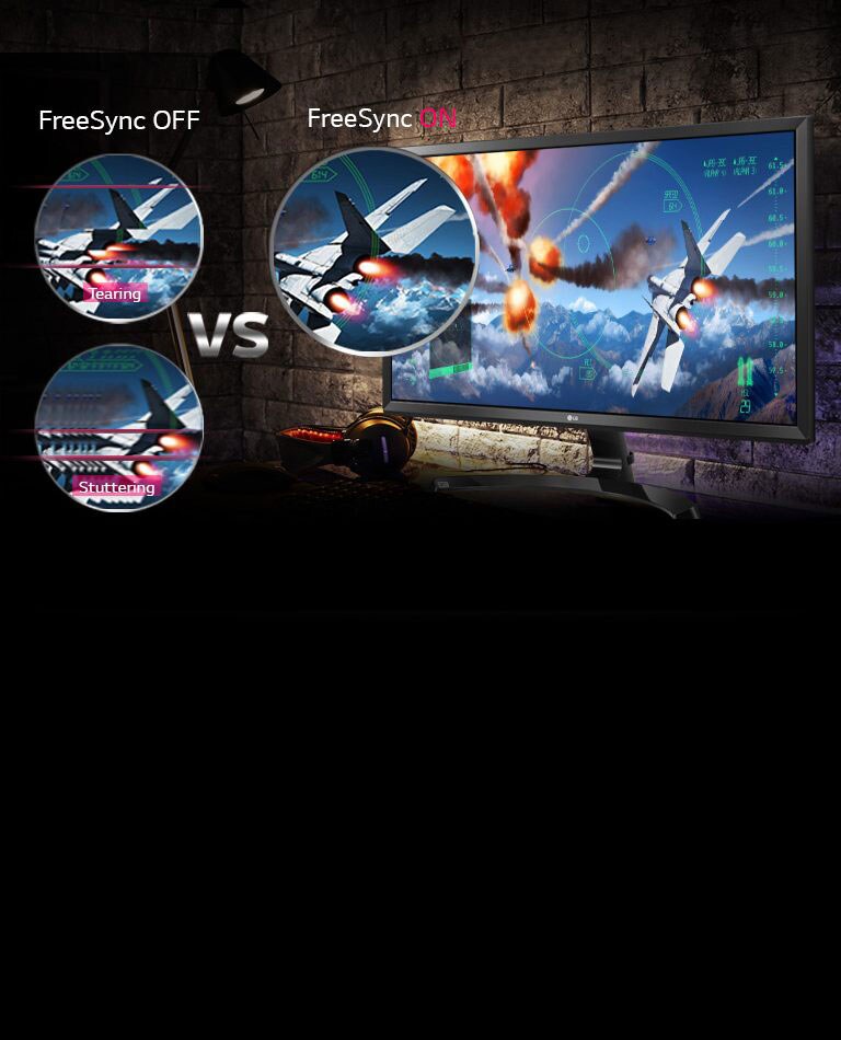 مشاهد ألعاب مباشرة وواضحة مع FreeSync2