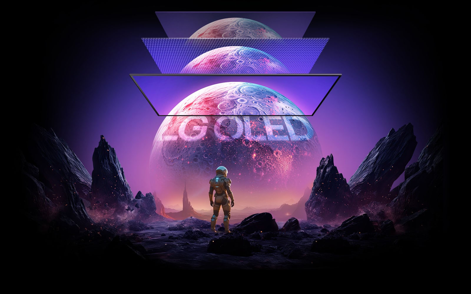 تظهر الصور الكواكب أكثر سطوعًا ووضوحًا على شاشات LG OLED.