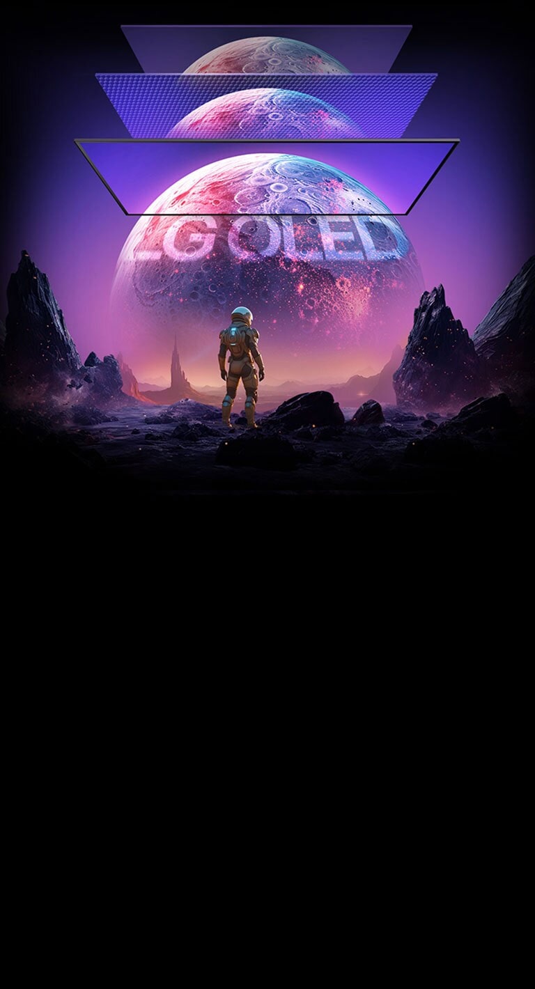 تظهر الصور الكواكب أكثر سطوعًا ووضوحًا على شاشات LG OLED.