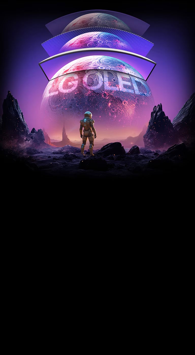 تظهر صور الكواكب أكثر سطوعًا ووضوحًا على شاشات LG OLED.