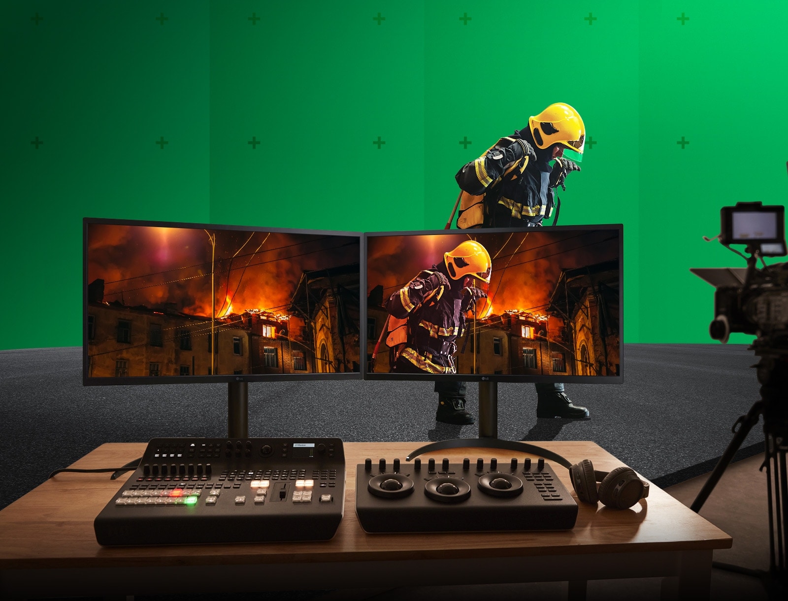 وتعمل شاشة LG UltraFine™ OLED Pro على إنتاج مناطق الألوان ذات المعايير المتعددة بشكل كافٍ، وعرض الصورة بقيم الألوان المحسوبة بدقة