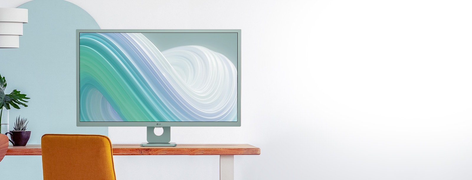 تأتي شاشة LG MyView Smart Monitor بألوان مختلفة مثل الأبيض والبيج والأخضر والوردي والأسود وغيرها.	