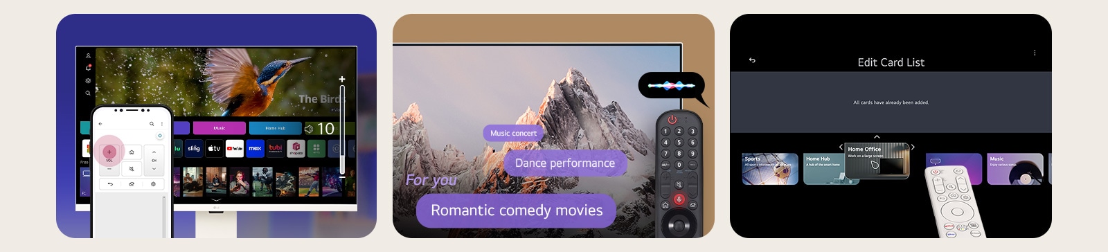 التحكم في شاشة LG MyView Smart Monitor باستخدام التطبيق. \ استخدام جهاز التحكم عن بُعد Magic Remote لتشغيل شاشة LG MyView Smart Monitor باستخدام الأوامر الصوتية. / تغيير تسلسل القائمة باستخدام جهاز التحكم عن بُعد لشاشة LG MyView Smart Monitor.	