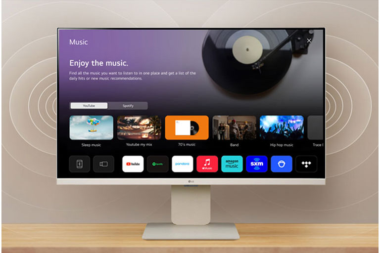 webOS 23 - الموسيقى.	
