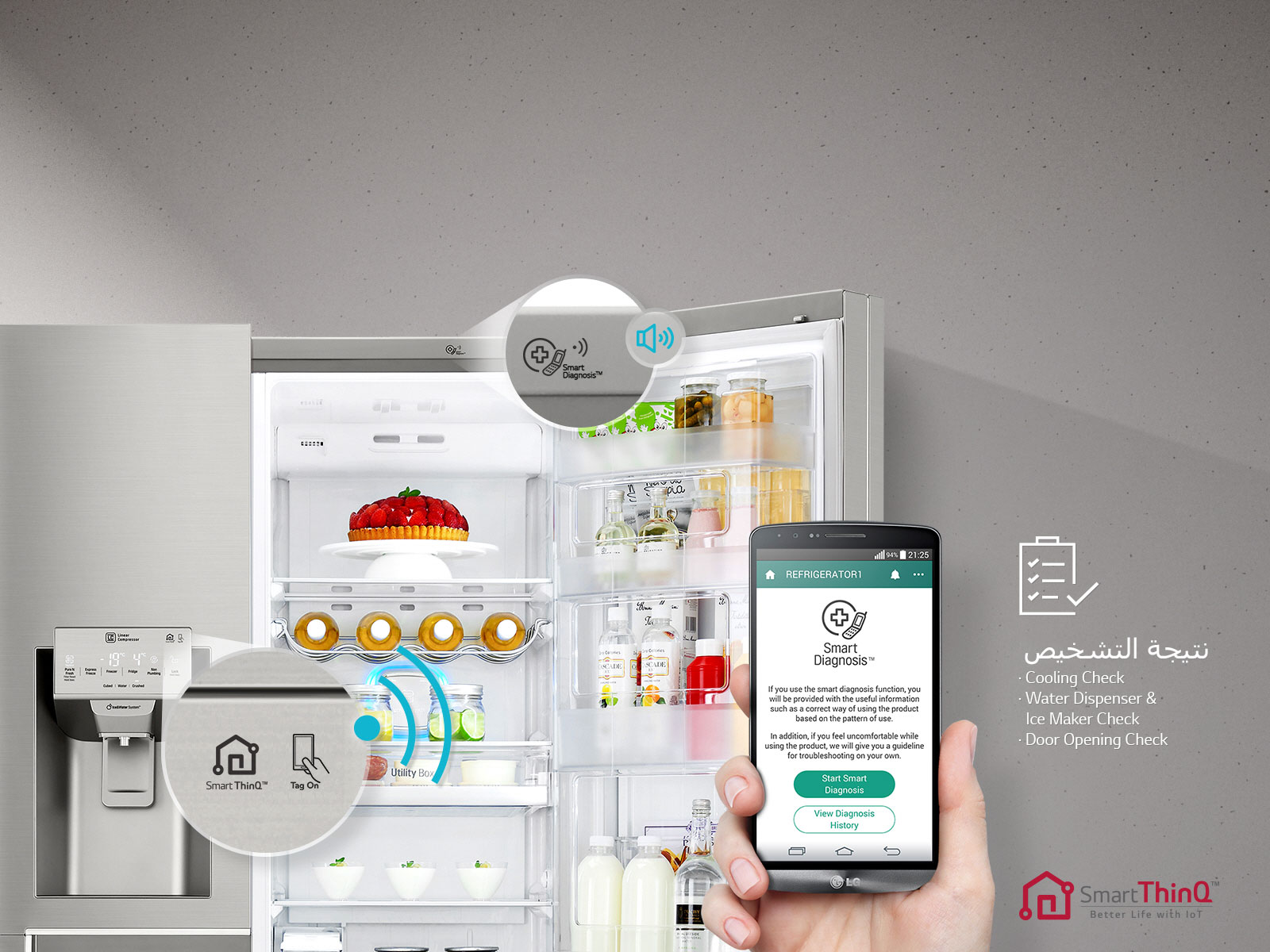 تقنية Smart ThinQ™<br>1