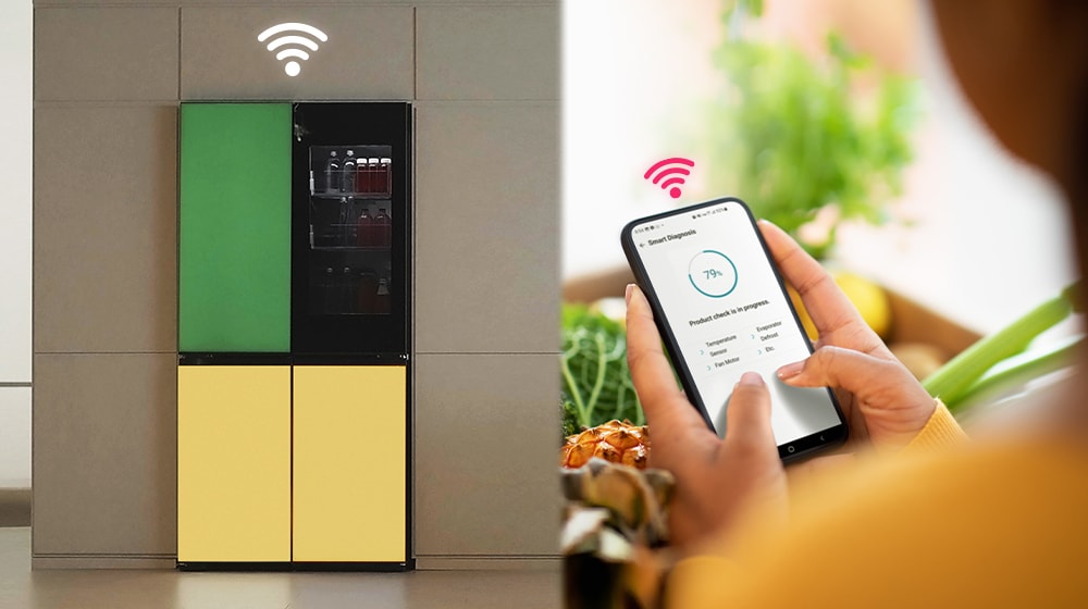 الأشخاص مرتبطون بالمنتج باستخدام ThinQ