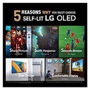 LG تلفزيون OLED مقاس 77 بوصة من مجموعة C9 من LG تصميم الشاشة السينمائية الرائعة، تلفزيون 4K HDR الذكي w/ThinQ AI, 5 reasons, OLED77C9PVB, thumbnail 3