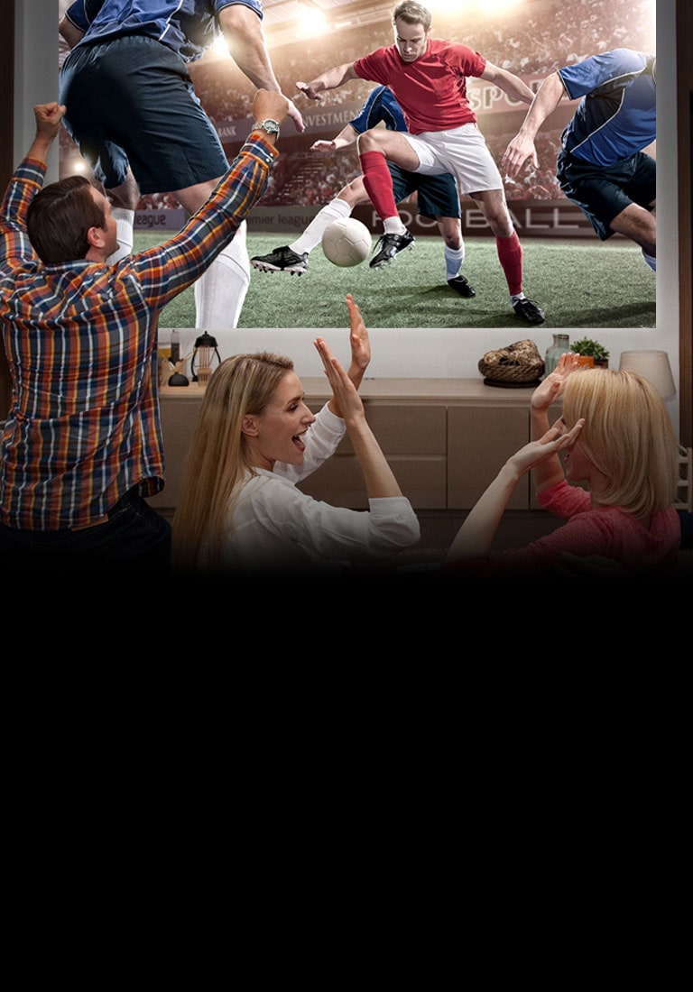 استمتع بتلفزيون مباشر بحجم 100 بوصة في أي مكان2