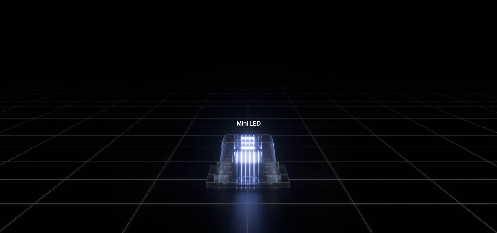 تُظهر LG Micro RGB evo AI MRGB95، التي تتميز بتقنية Micro RGB، تقنية Mini LED التي تتطور إلى Micro RGB أصغر مع عناصر ضوء حمراء وخضراء وزرقاء تنبعث منها سطوعًا دقيقًا وتوفر تحكمًا دقيقًا في اللون. 