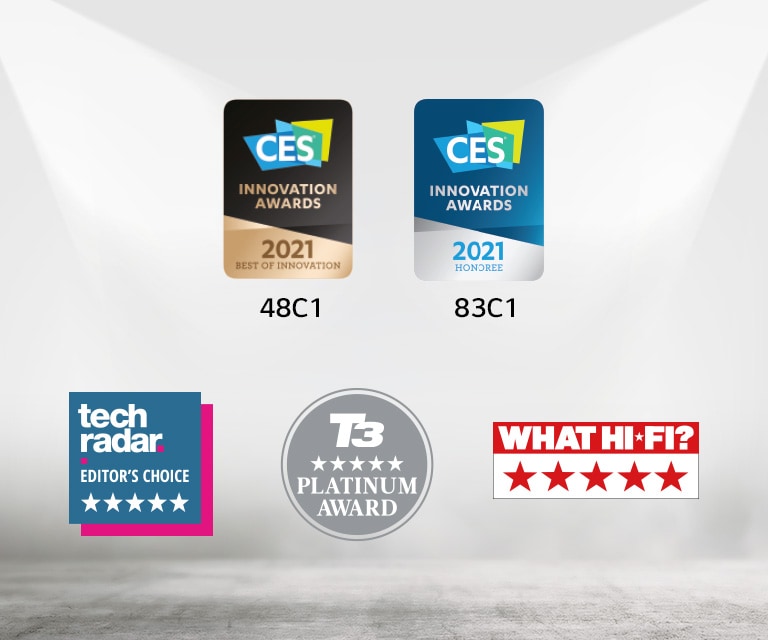 يتعلق الأمر بالمعلومات المقدمة حول سلاسل تلفزيون OLED C1 من إل جي الحائز على الجائزة. يتم تضمين المراجعات وعلامات الجوائز من بعض المنتديات بما يوضح تميز سلسلة تلفزيونات OLED C1 من إل جي.