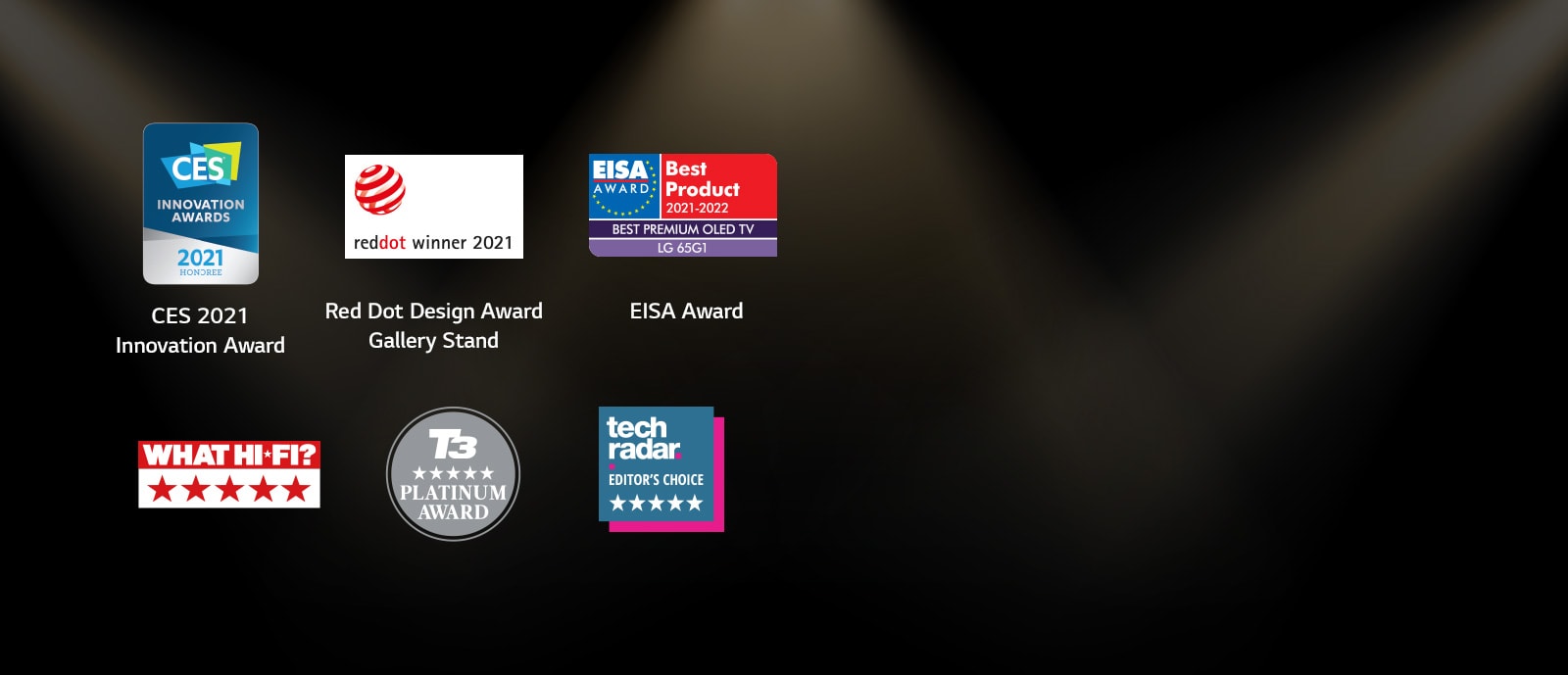 يتعلق الأمر بالمعلومات المقدمة حول سلاسل تلفزيون OLED G1 من إل جي الحائز على الجائزة. يتم تضمين المراجعات وعلامات الجوائز من بعض المنتديات بما يوضح تميز سلسلة تلفزيونات OLED G1 من إل جي.