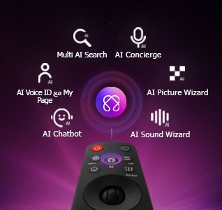 Multi AI Search AI Concierge AI Picture Wizard AI Sound Wizard AI Chatbot AI Voice ID مع My Page