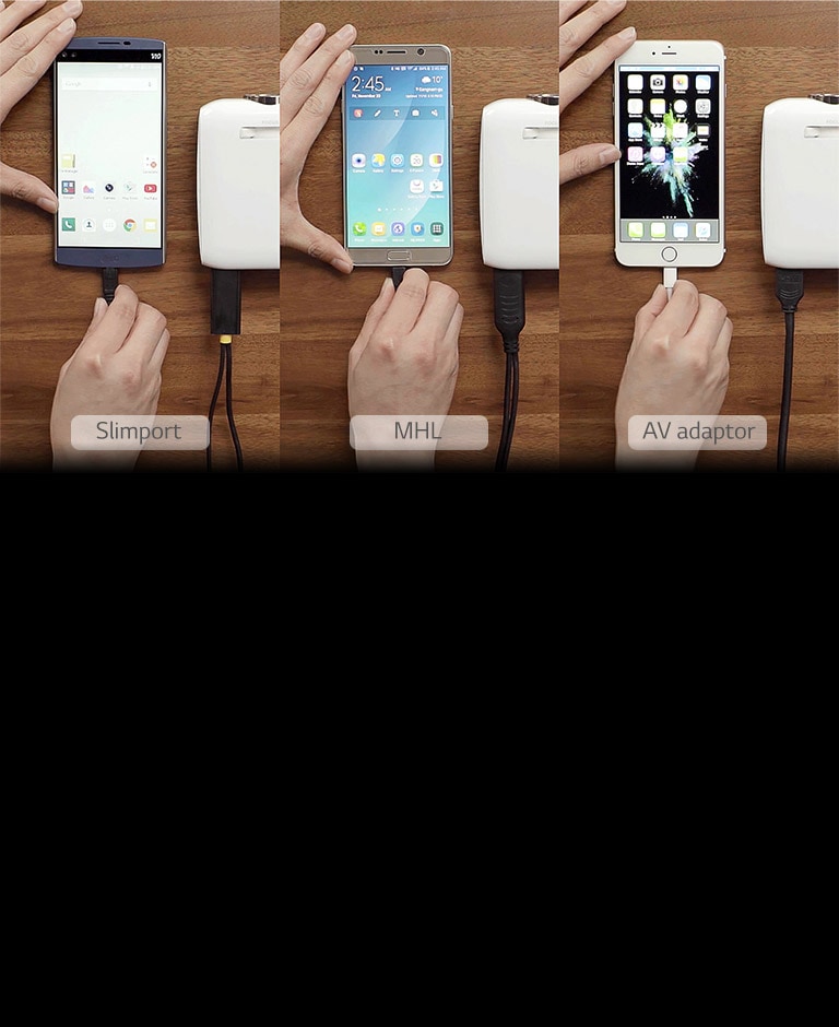 مشاركة شاشة الهواتف الذكية بالاتصال سلكياً2