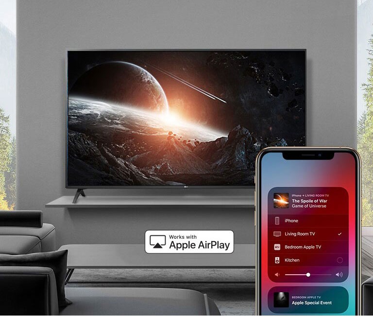 تمكنك AirPlay من الاستماع والمشاهدة والمشاركة.2