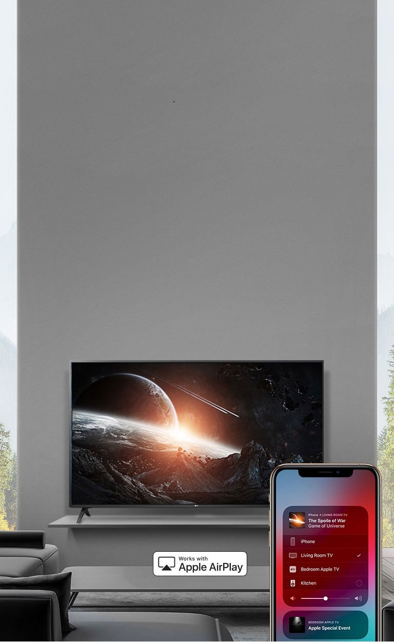 تمكنك AirPlay من الاستماع والمشاهدة والمشاركة.2