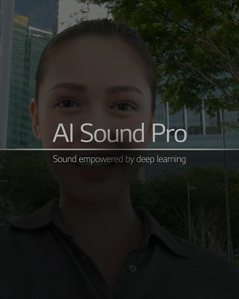 عرض فيديو لإعلان ترويجي لصوت مستمد من تقنية AI