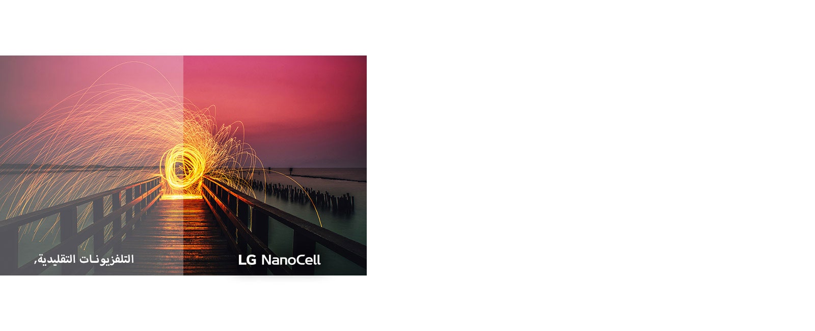 مقارنة جودة الصور في التعتيم التقليدي وتعتيم المصفوفة الكاملة مع صور الوهج