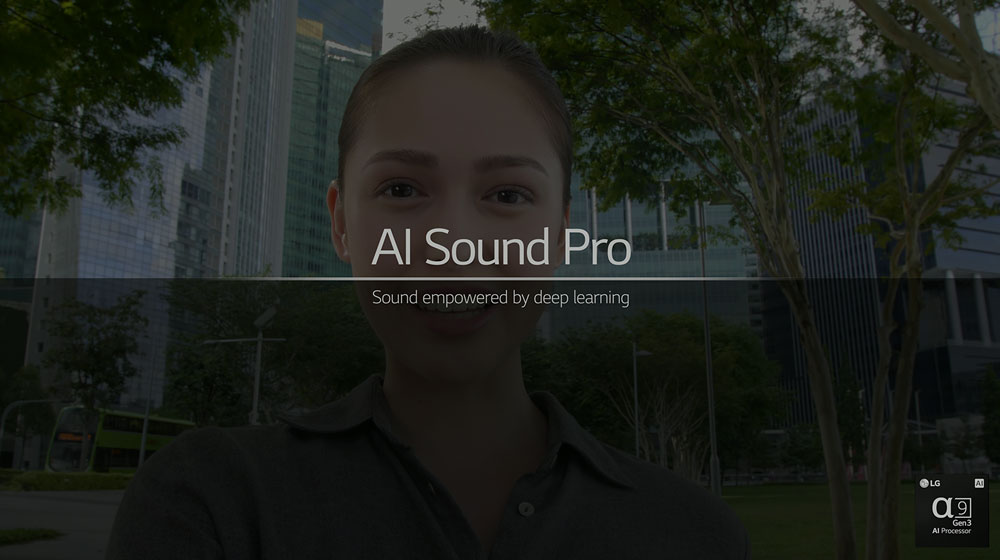 عرض فيديو لإعلان ترويجي لصوت مستمد من تقنية AI
