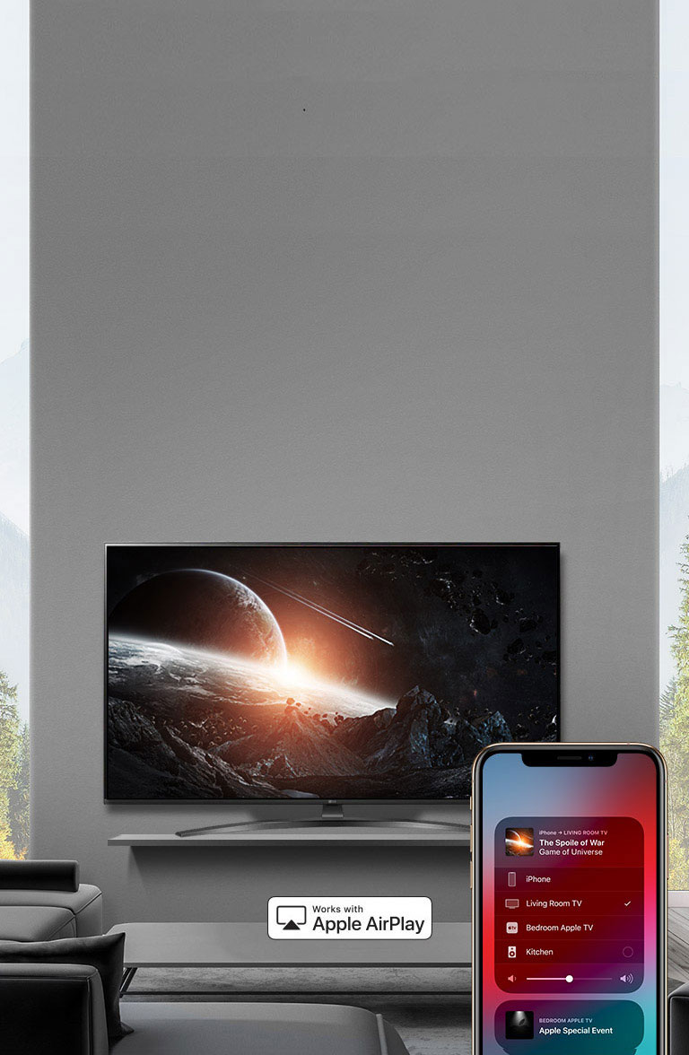 تمكنك AirPlay من الاستماع والمشاهدة والمشاركة.2