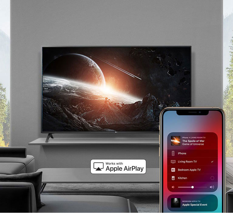 تمكنك AirPlay من الاستماع والمشاهدة والمشاركة.2