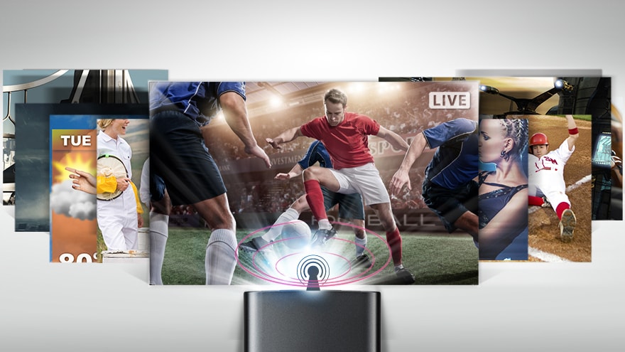 اترك التلفاز في أي مكان