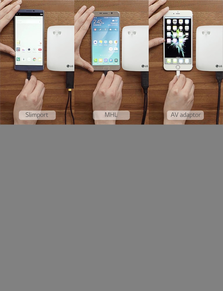 مشاركة شاشة الهواتف الذكية بالاتصال سلكياً2