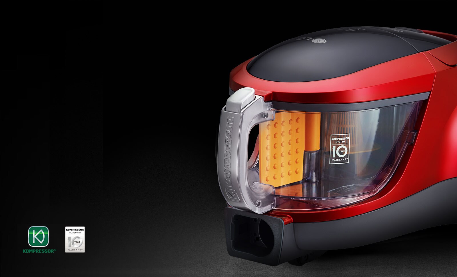 ضمان لمدة 10 سنوات على نظام ™Kompressor1